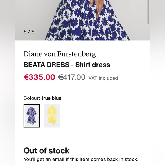 Diane von Furstenberg
BEATA DRESS - Shirt dress with pockets - Picture 6 of 16